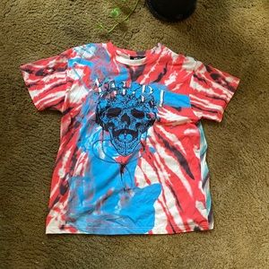 Amiri shirt skull multi colored